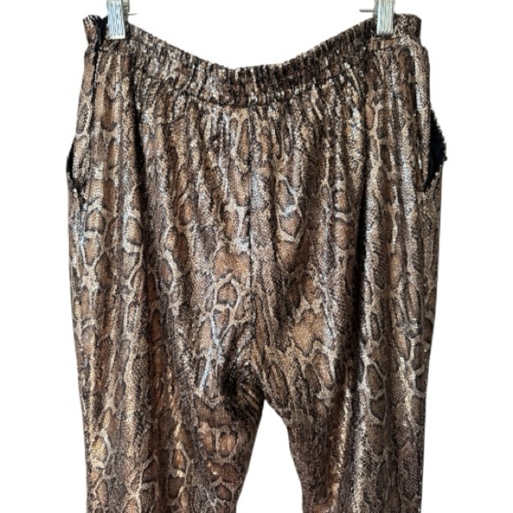 Berek Python Snake Diva Sequin Pant NWT Size Large - Picture 11 of 12